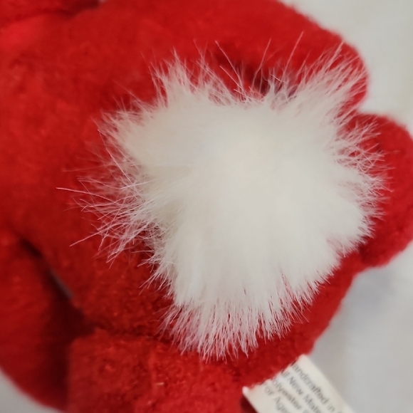 Cherry Red Plush Stuffed Bunny Animal Toy Easter Hunt - Picture 11 of 11